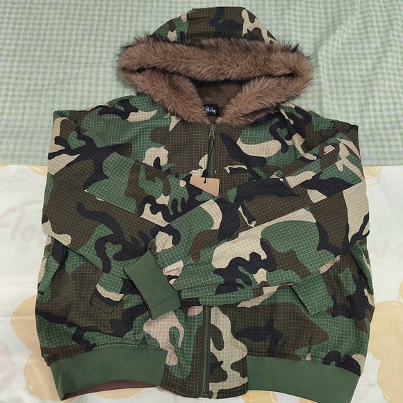 Stussy Other - Stüssy Reversible Camouflage Hooded Jacket